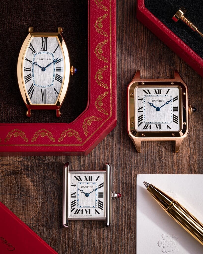 CARTIER X SINGAPORE WATCH CLUB - CARTIER TONNEAU, SANTOS DUMONT, TANK LOUIS CARTIER