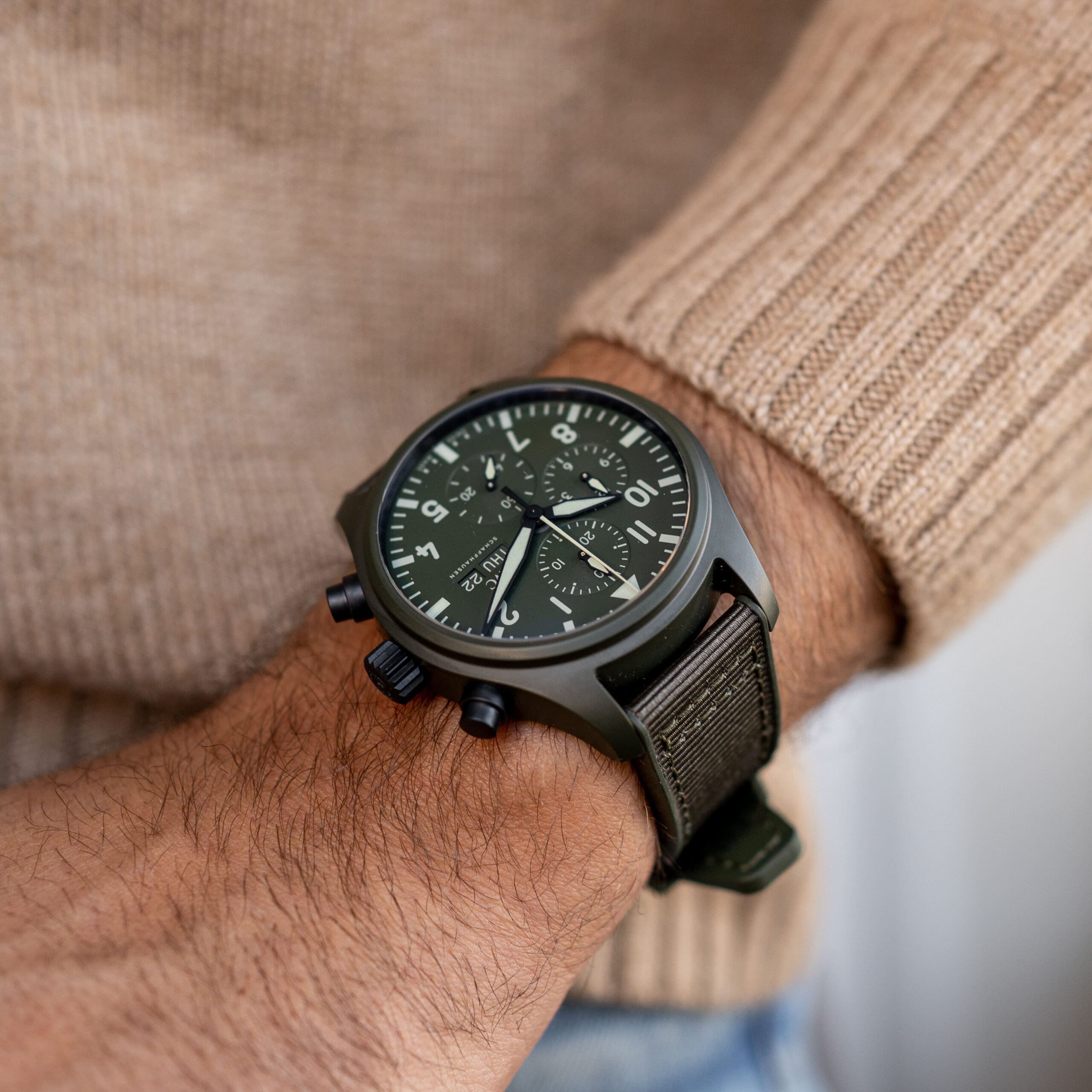 IWC PILOT’S WATCH CHRONOGRAPH TOP GUN EDITION “WOODLAND”