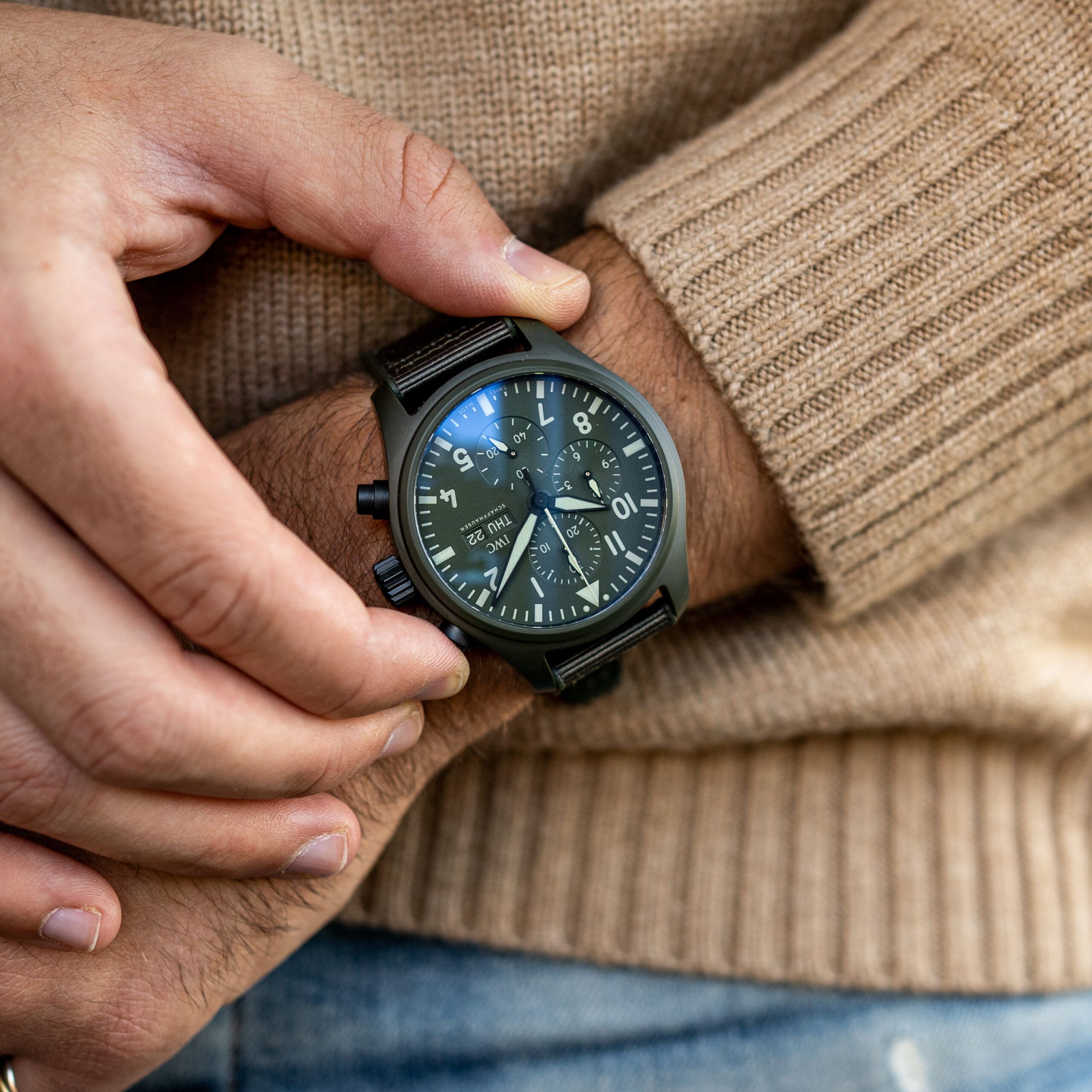 IWC PILOT’S WATCH CHRONOGRAPH TOP GUN EDITION “WOODLAND”