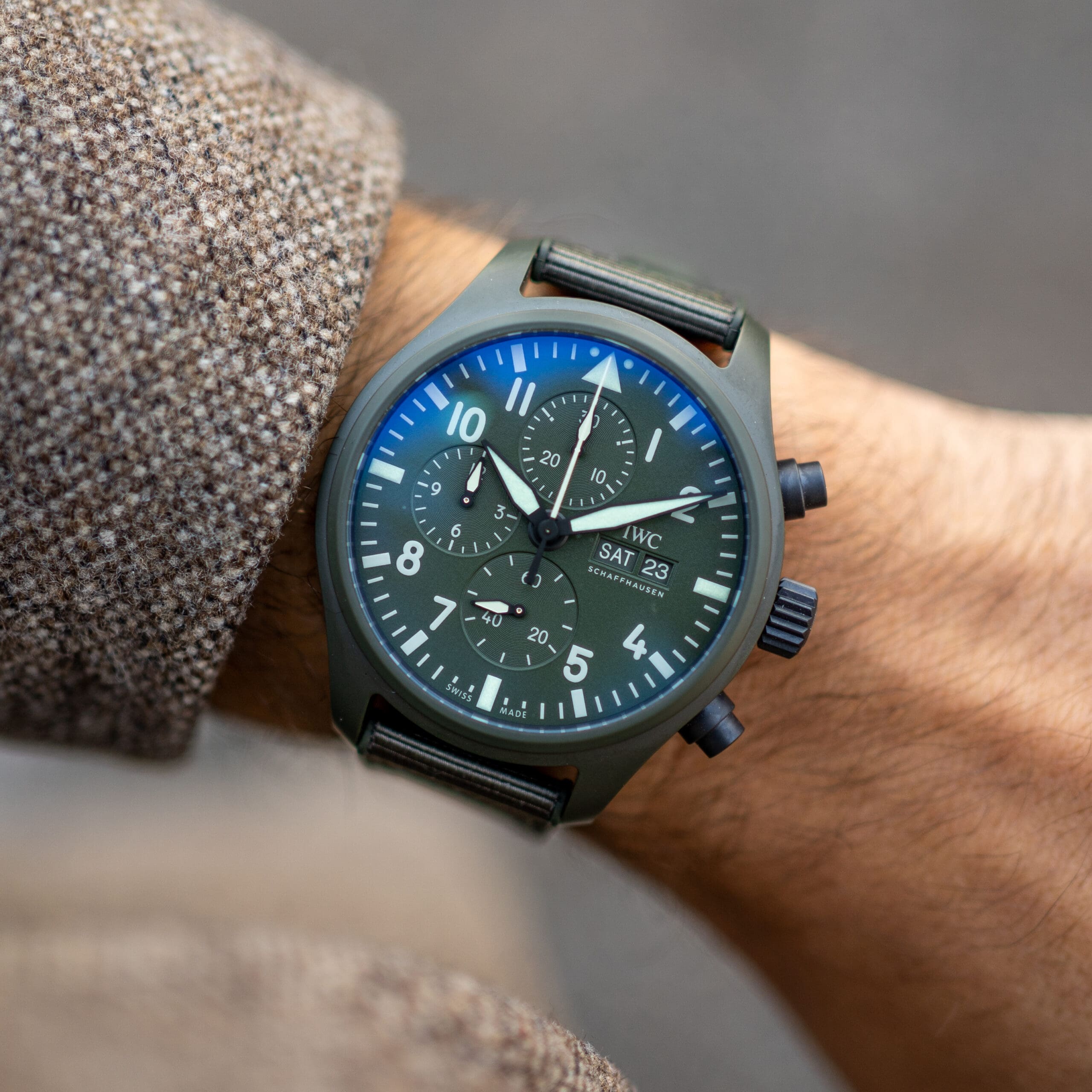 IWC PILOT’S WATCH CHRONOGRAPH TOP GUN EDITION “WOODLAND”