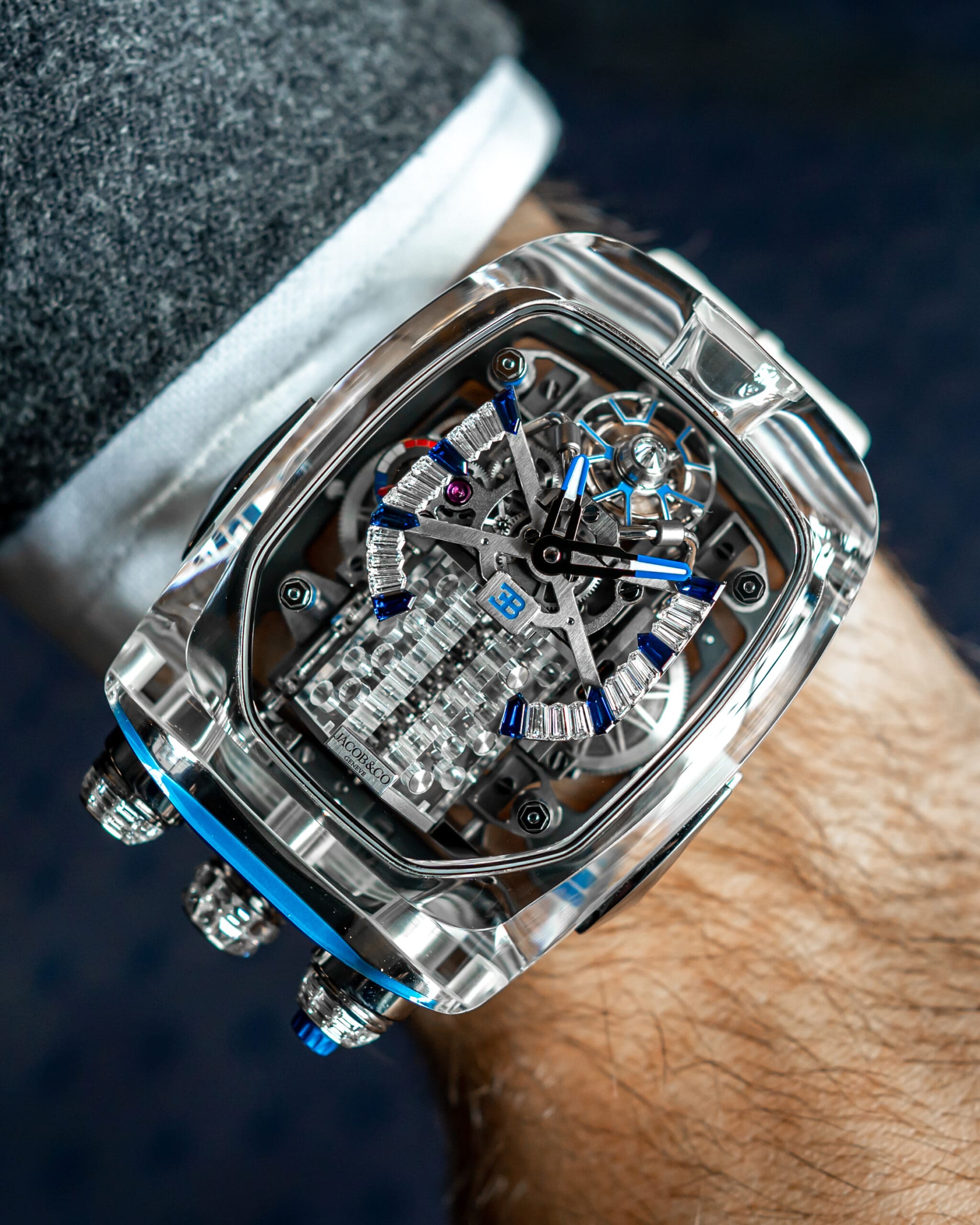 Jacob & Co. Bugatti Chiron Tourbillon Sapphire Crystal