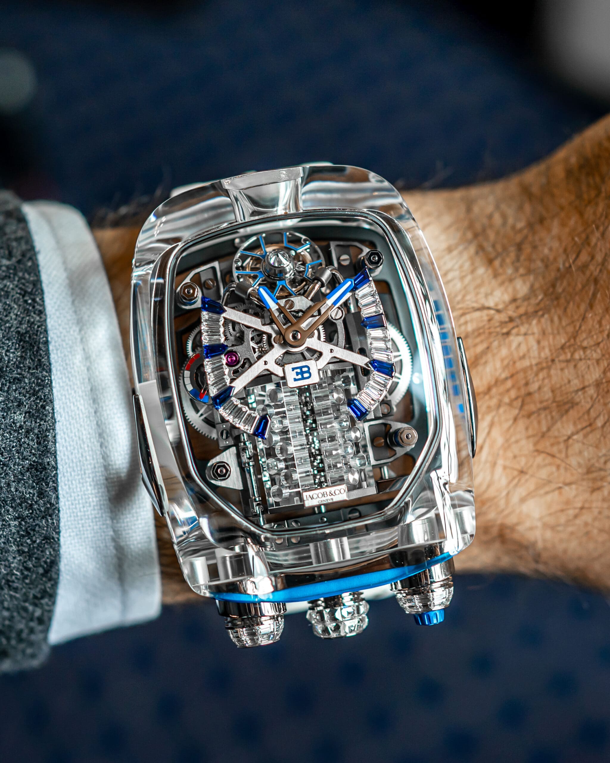 Jacob & Co. Bugatti Chiron Tourbillon Sapphire Crystal