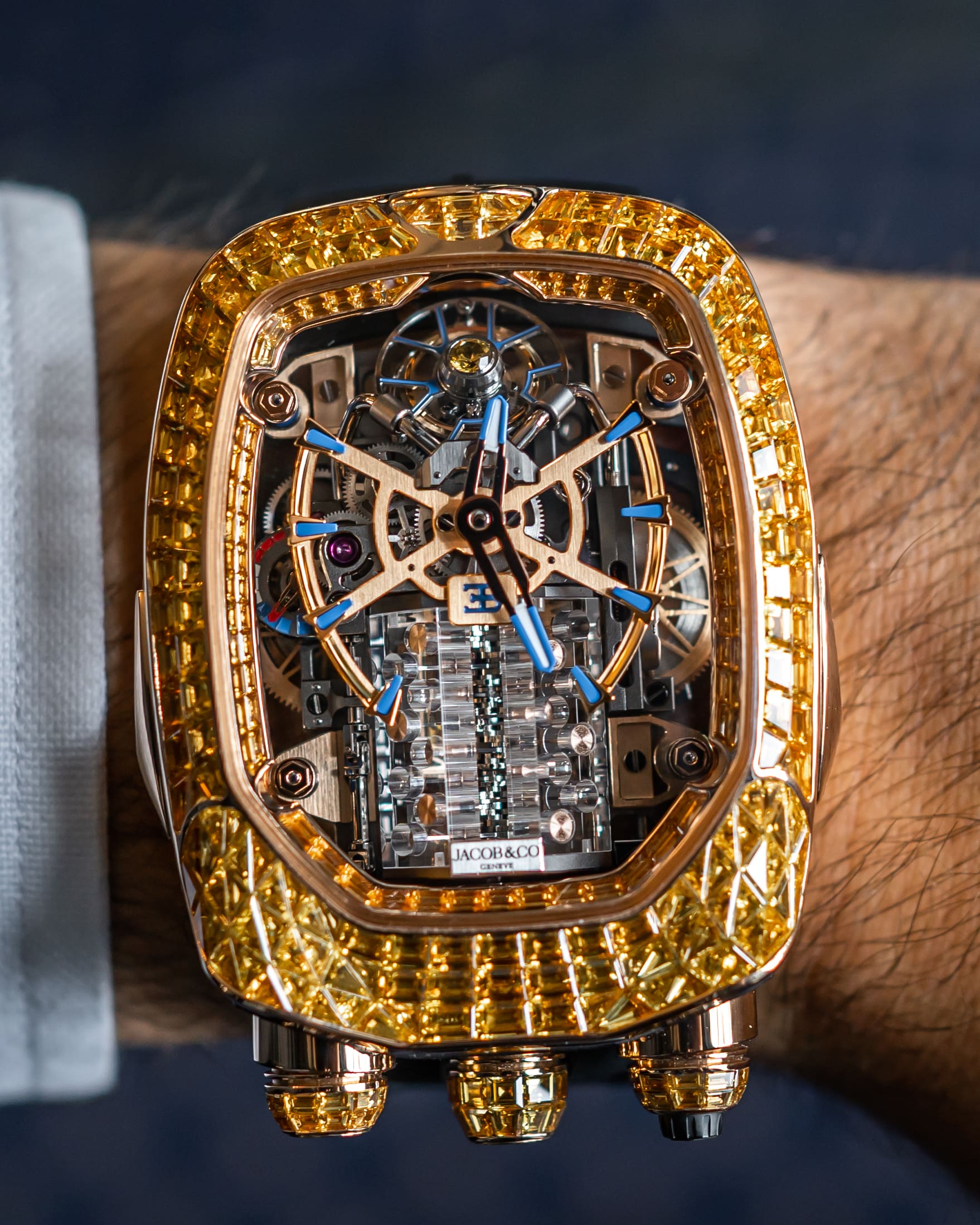 Jacob & Co. Bugatti Chiron Tourbillon Baguette