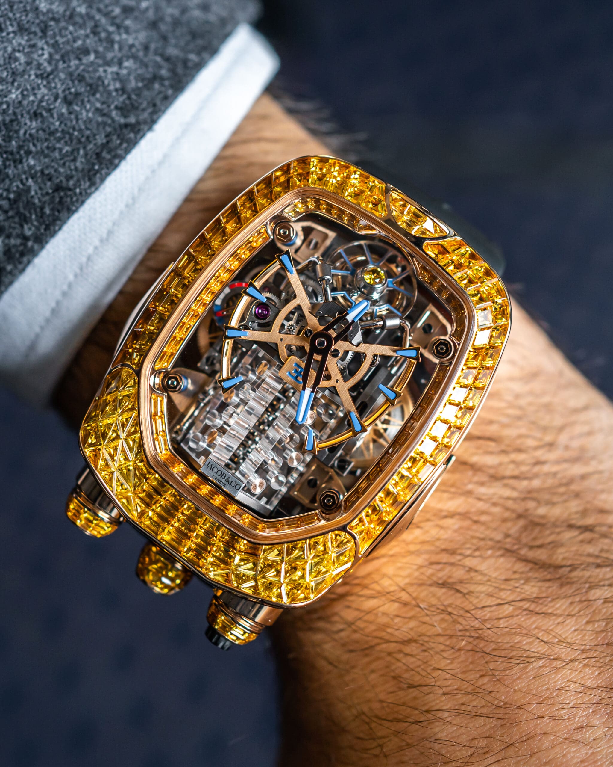 Jacob & Co. Bugatti Chiron Tourbillon Baguette