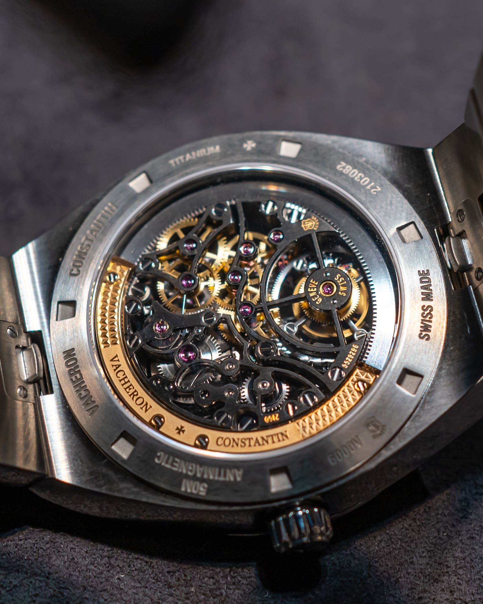 Vacheron Constantin Overseas Tourbillon Skeleton Titanium 6000V/110T-B935