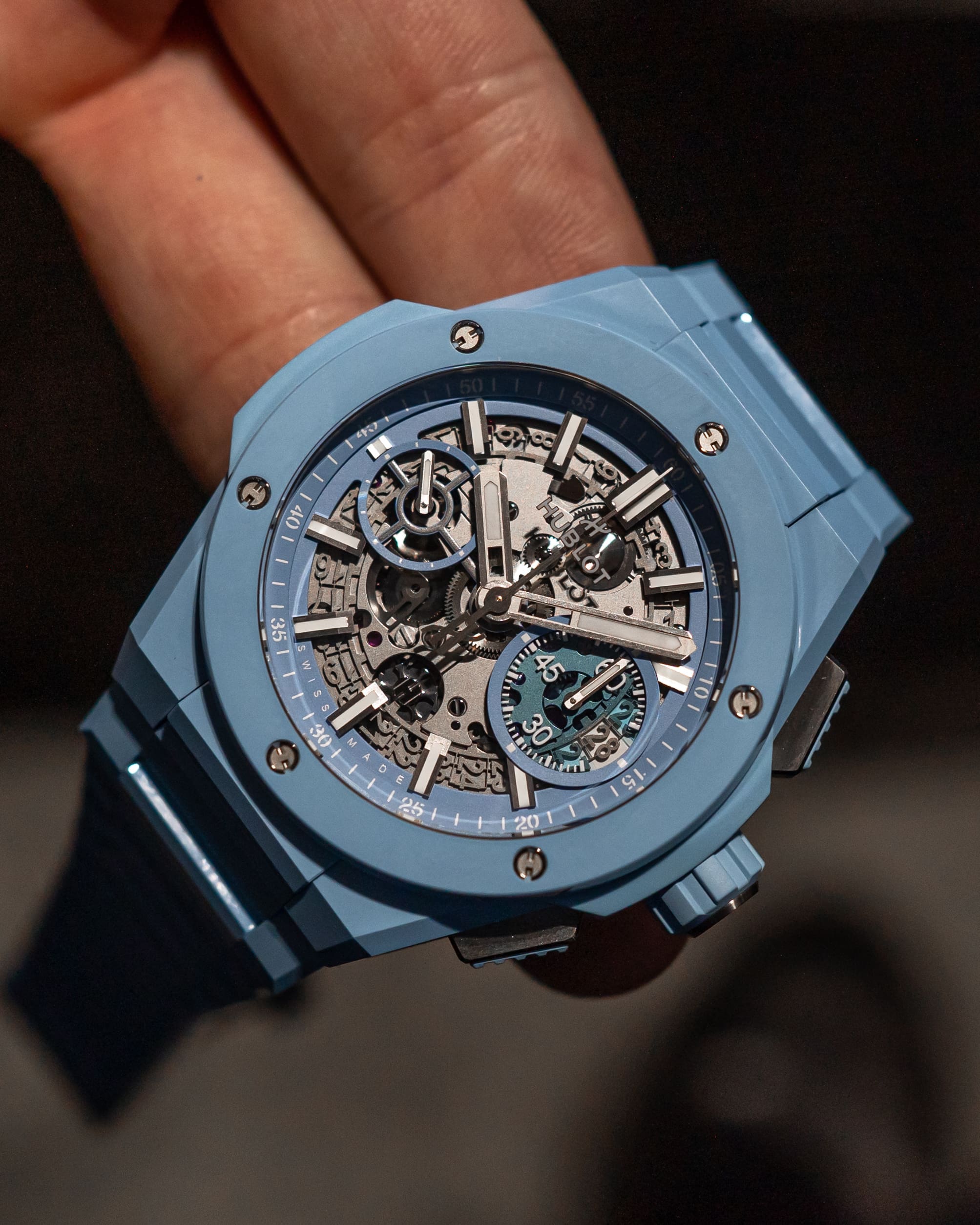 Hublot BIG BANG INTEGRAL SKY BLUE CERAMIC 42mm 451.EX.5120.EX