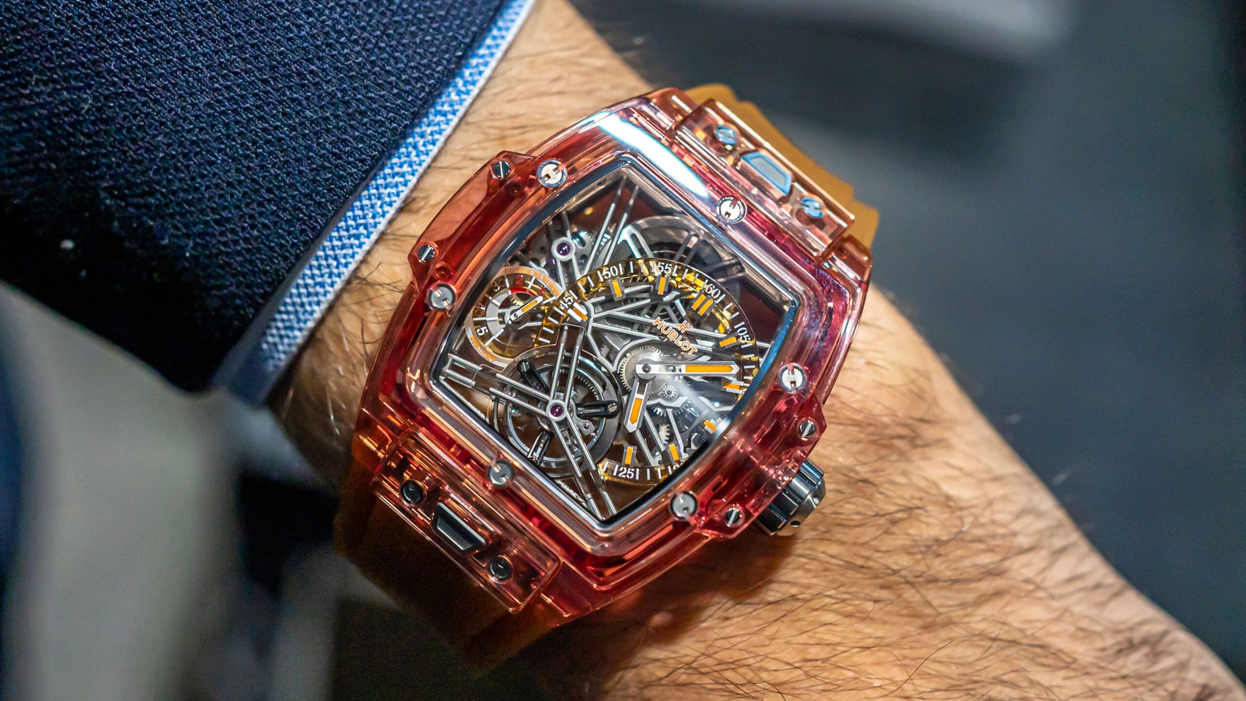 Hublot Spirit of Big Bang Tourbillon Orange Sapphire 645.JO.0120.RT